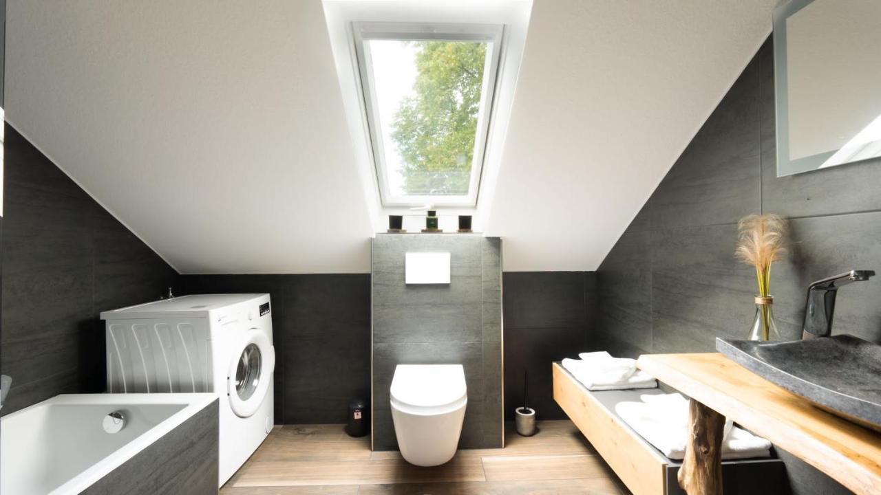 3,5-Zimmer Inkl Arbeitsplatz, Wlan & Free Netflix, Amazon-Free Parken Vollausgestattete Wohnung, 24H Check In 哈姆 外观 照片